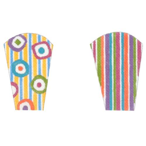 Kaleidoscope Scissors Case Painted Canvas The Meredith Collection - 1