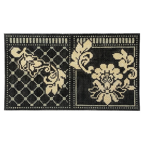 Karen's Damask Needle Case Painted Canvas Whimsy & Grace - 1