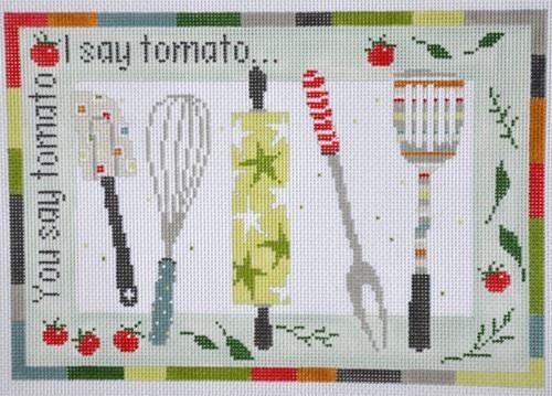 Kitchen Tools Painted Canvas Pippin