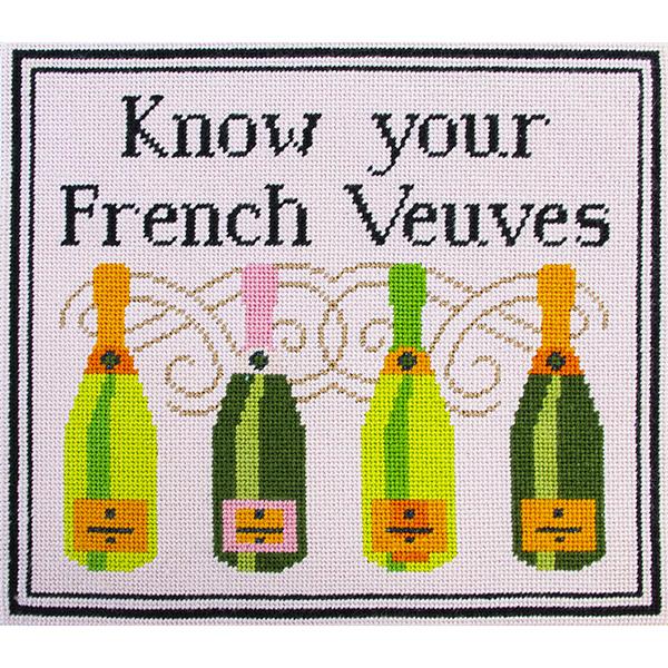 Know Your Veuves Printed Canvas Needlepoint To Go