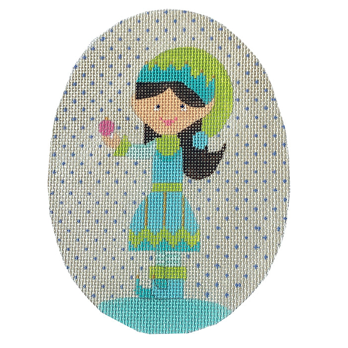 Kringle Belle Ornament Decorator Painted Canvas Eye Candy Needleart - 1