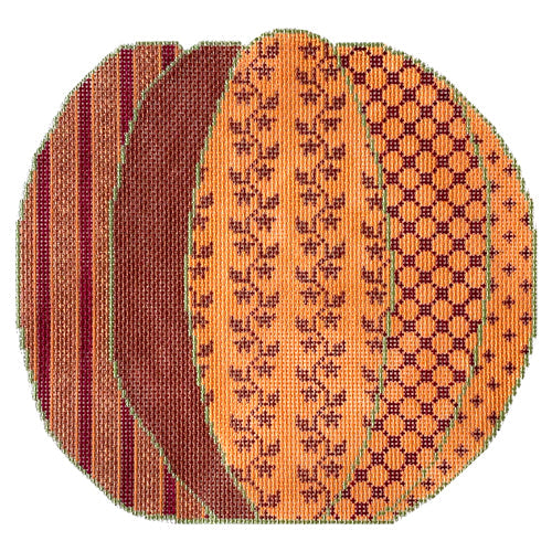 Kristi's Pumpkin 2 Piece Painted Canvas Whimsy & Grace - 1