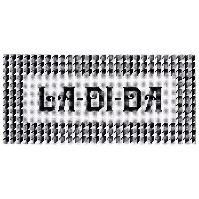 La Di Da on 18 Painted Canvas Hello Tess - 1
