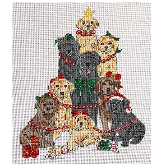 Labrador Painted Canvas All About Stitching/The Collection Design - 1