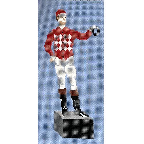 Lawn Jockey Painted Canvas PIP & Roo