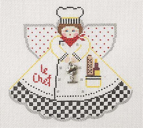 Le Chef Angel Painted Canvas Painted Pony Designs - 1