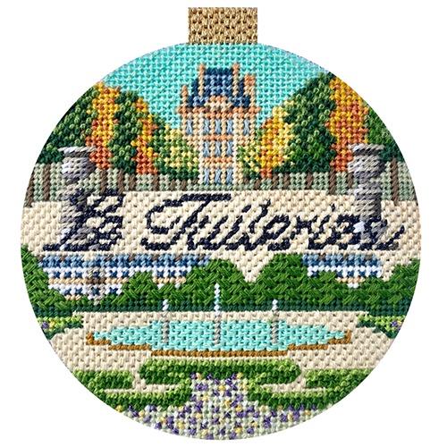 Le Tuileries with Stitch Guide Painted Canvas Kirk & Bradley
