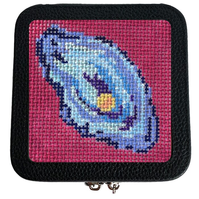 Leather 5" Square Jewelry Box   Onyx Leather Goods Rachel Barri Designs