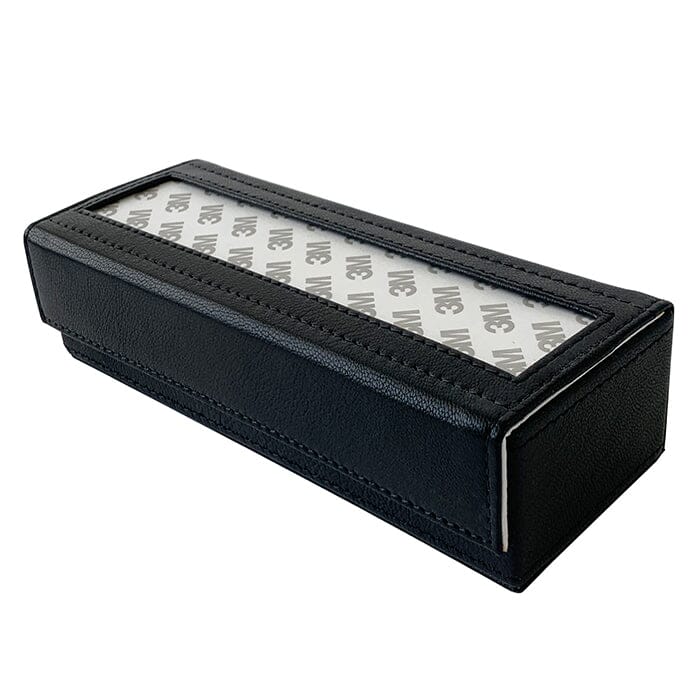 Leather Magnetic Everything Box Black Leather Goods Planet Earth Leather - 2