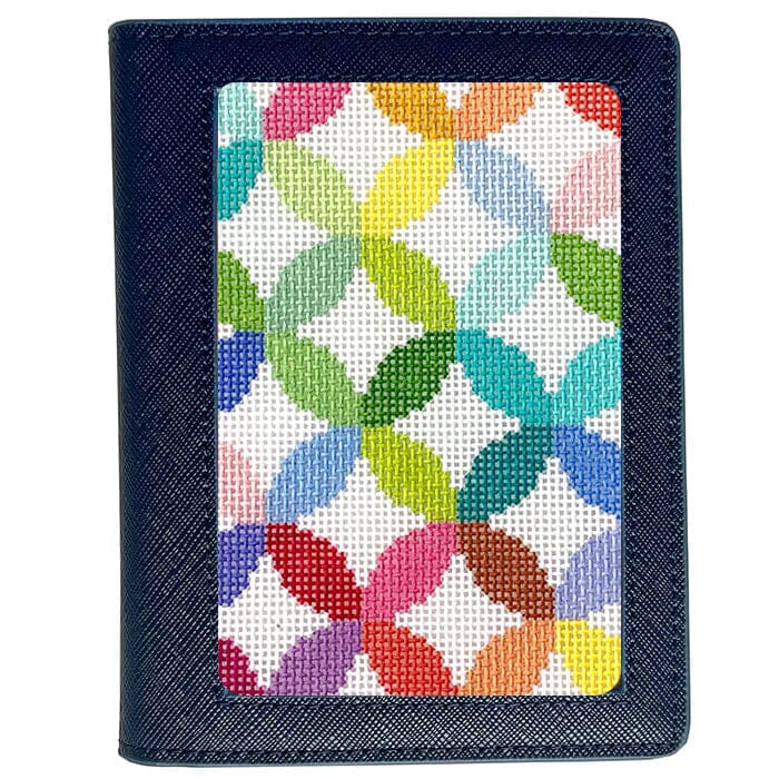 Leather Passport Cover Navy Saffiano Leather Goods Rachel Barri Designs - 1