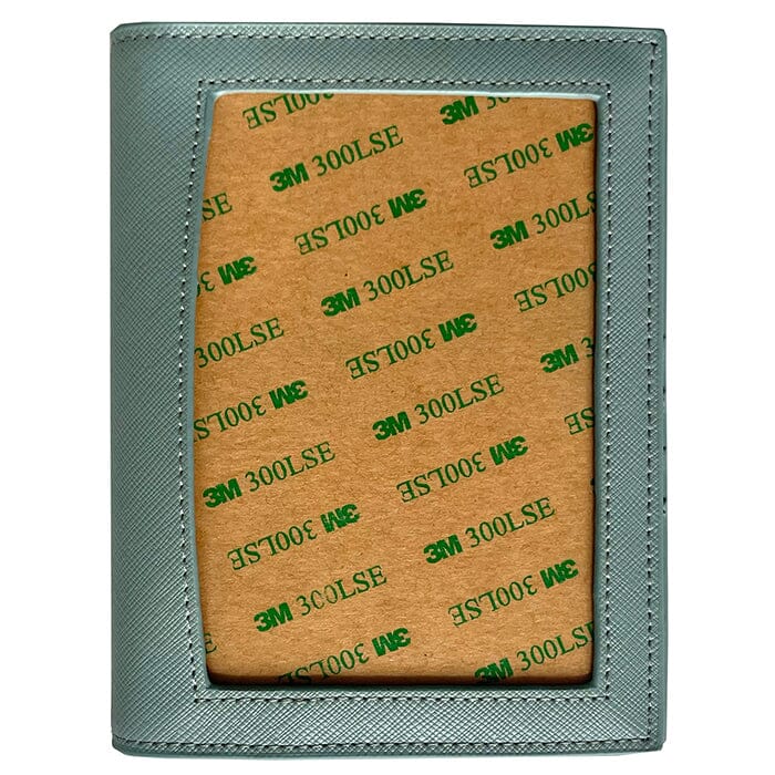 Leather Passport Cover Sky Saffiano Leather Goods Rachel Barri Designs - 3