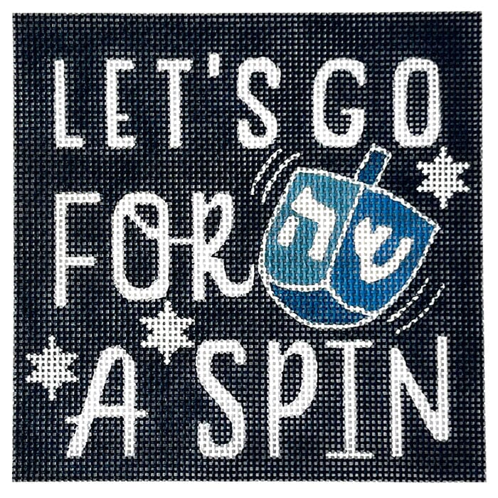 Lets Go for a Spin Painted Canvas Alice Peterson Company - 1