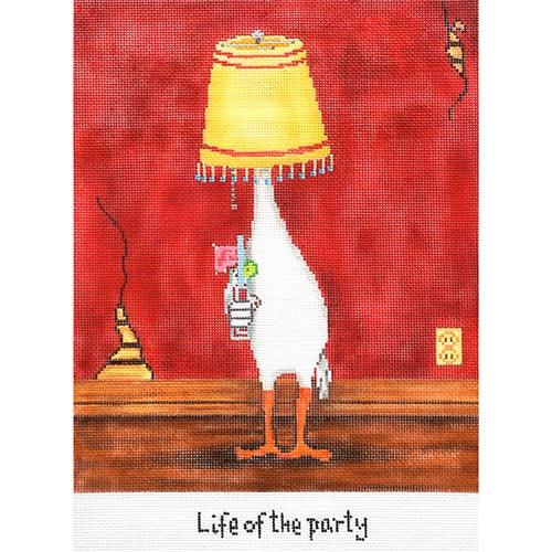 Life of the Party Painted Canvas CBK Needlepoint Collections - 1