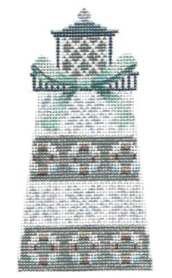 Life Ring Lighthouse Painted Canvas Kirk & Bradley - 1