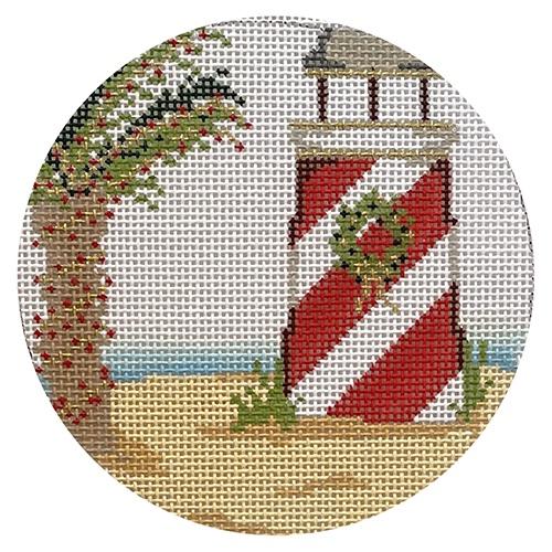 Lighthouse (The Plum Stitchery) Painted Canvas The Plum Stitchery - 1
