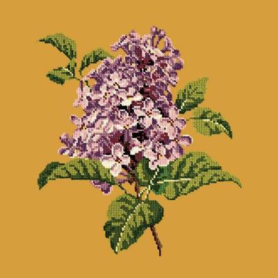 Lilac Needlepoint Kit Kits Elizabeth Bradley Design Yellow