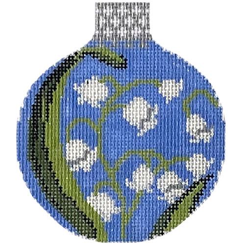 Lily of the Valley Reflection Bauble Painted Canvas Whimsy & Grace - 1