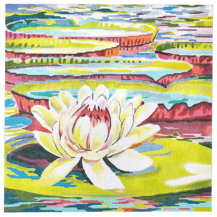 Lilypads Painted Canvas Colors of Praise - 1
