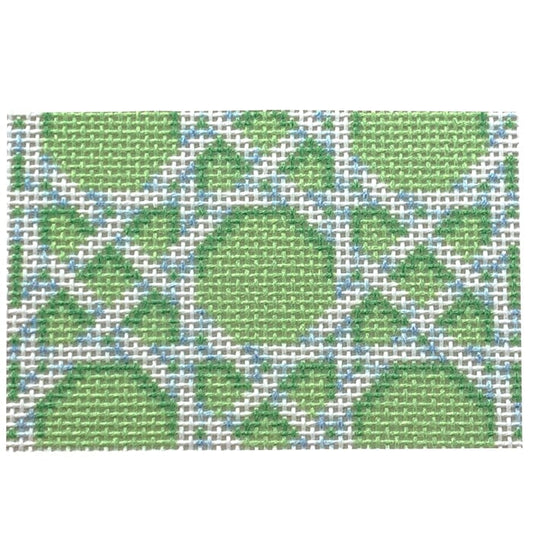 Lime Caning Sm Insert Printed Canvas Two Sisters Needlepoint 