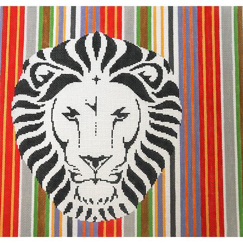 Lion Painted Canvas The Meredith Collection
