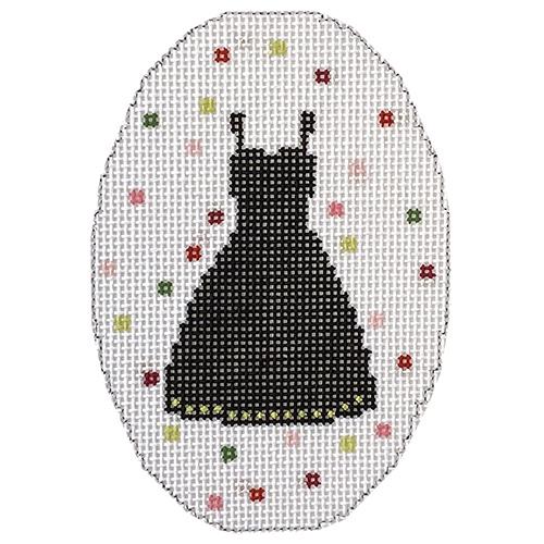 Little Black Dress Sleeveless Painted Canvas Pippin - 1