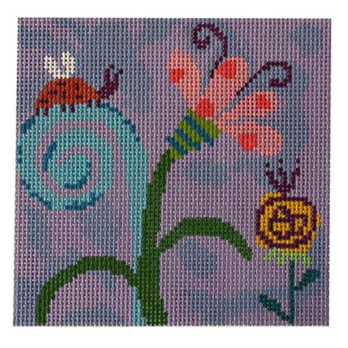 Little Ladybug Painted Canvas Birds of a Feather - 1