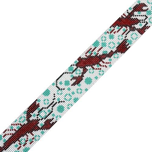 Lobster Bubbles Belt on 18 Painted Canvas The Meredith Collection - 1