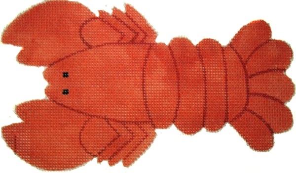 Lobster Painted Canvas Stitch Its - 1