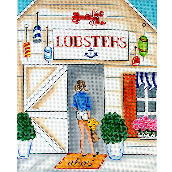 Lobsters (PM) Painted Canvas Patti Mann