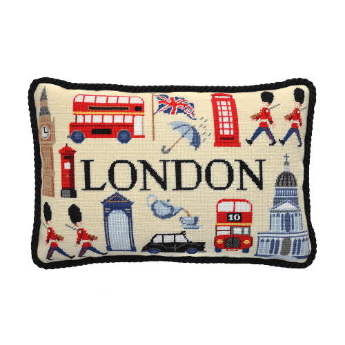 London Pillow Needlepoint Kit Kits Elizabeth Bradley Design 
