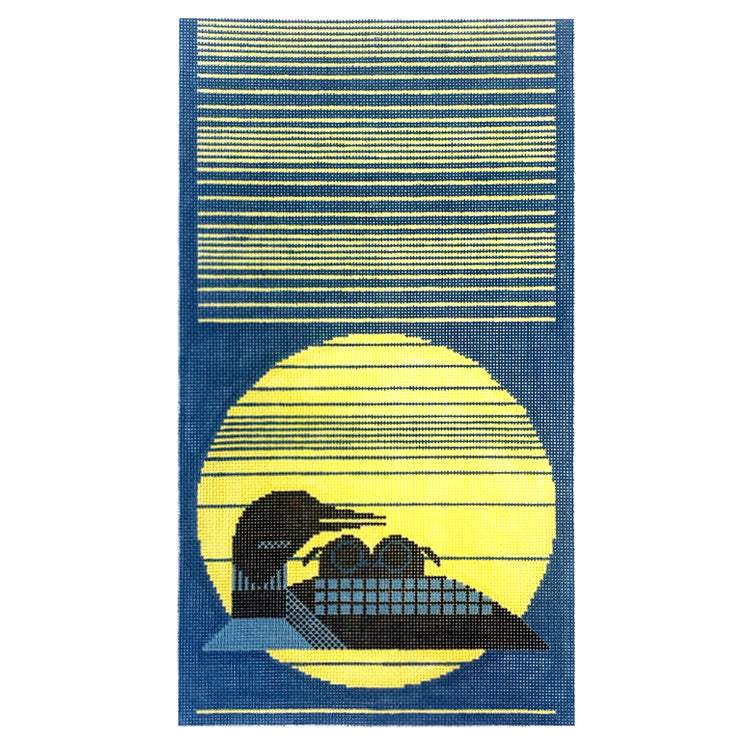 Loonrise Painted Canvas Charley Harper - 1