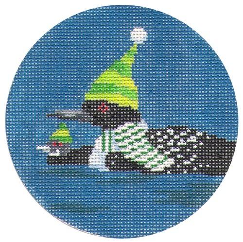 Loons Painted Canvas Scott Church Creative - 1