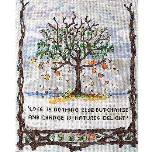 Loss is Change Painted Canvas Susan Wallace Barnes - 1