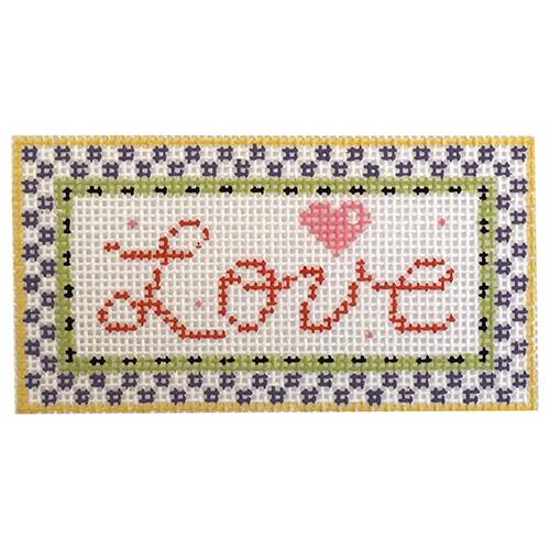Love Painted Canvas Kathy Schenkel Designs - 1