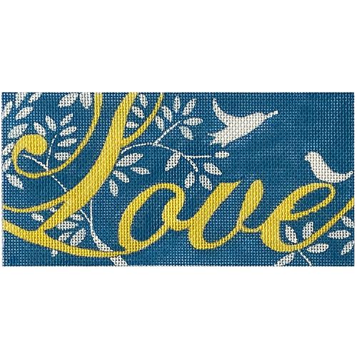 Love Yellow Painted Canvas Colors of Praise - 1