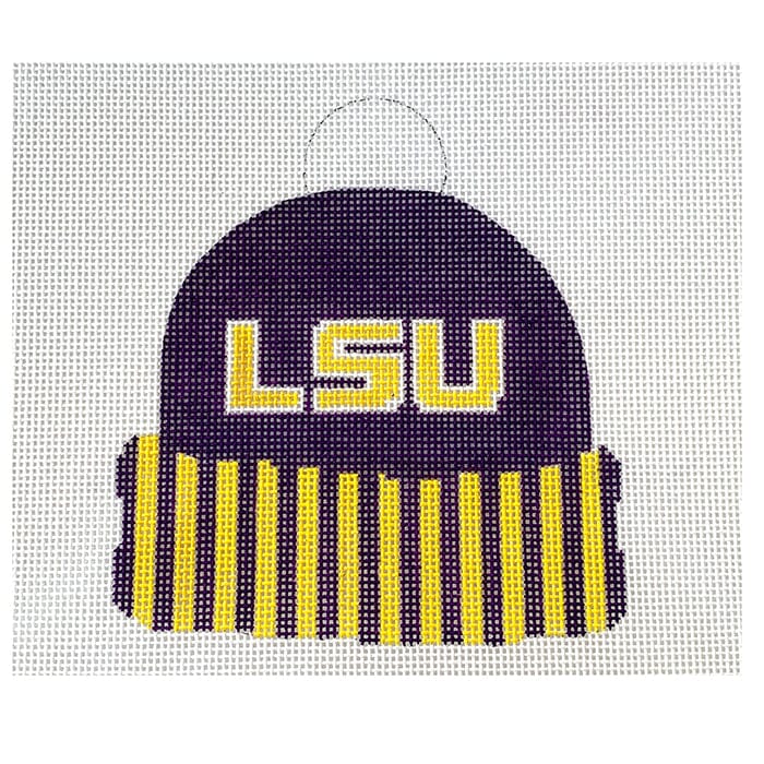 LSU Hat Painted Canvas Kristine Kingston - 1