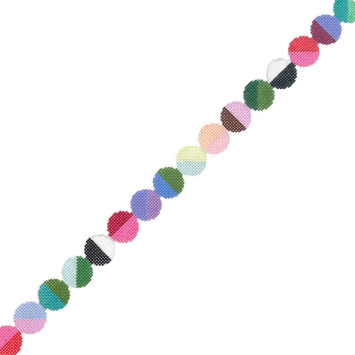 Lulu Belt Painted Canvas Elizabeth Crane Swartz Designs - 1