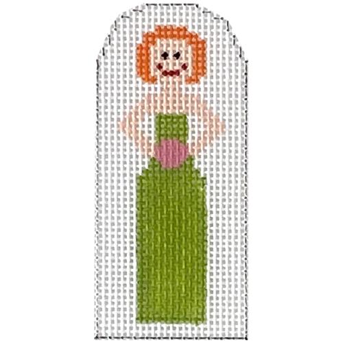 Maid of Honor with Stitch Guide Painted Canvas The Princess & Me - 1