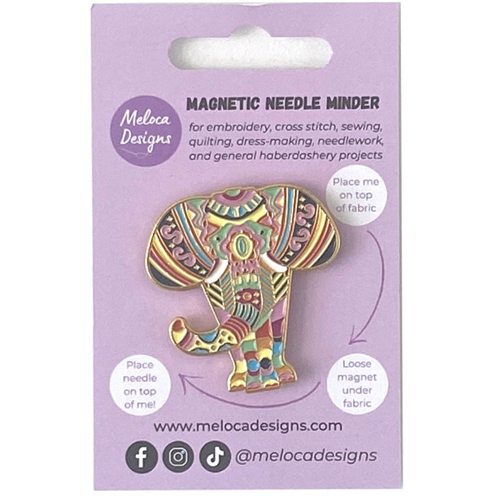 Mandala Elephant Needleminder Accessories Meloca Designs - 1