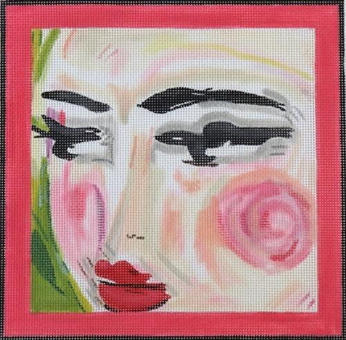 Maren Devine Portrait Painted Canvas Kate Dickerson Needlepoint Collections - 1