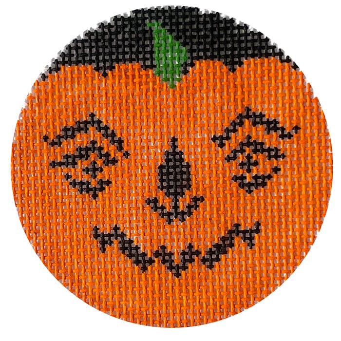 Meanie Pumpkinface Painted Canvas NeedleDeeva - 1