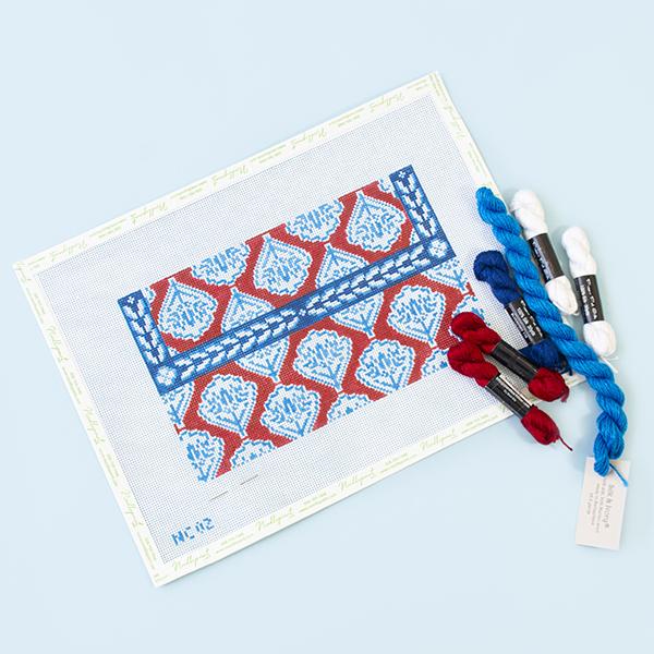 Medallion Clutch Kit Kits Anne Fisher Needlepoint LLC