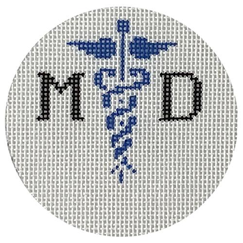 Medical Doctor Round Painted Canvas PIP & Roo - 1