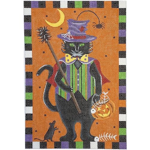 Meet Mr. Cat Painted Canvas Pepperberry Designs - 1