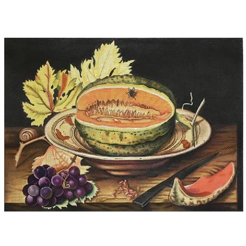 Melon Garzoni Painted Canvas Melissa Shirley Designs - 1