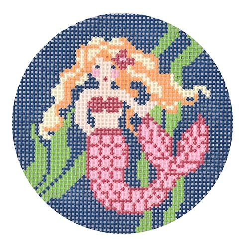 Mermaid Painted Canvas Lee's Needle Art Inc.