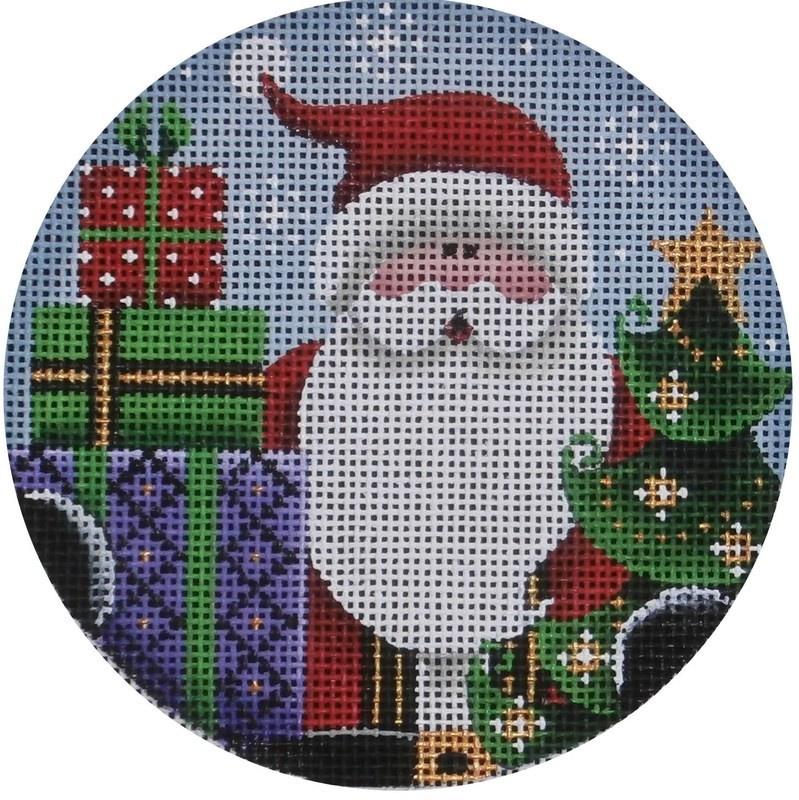 Merry Christmas Painted Canvas Rebecca Wood Designs - 1