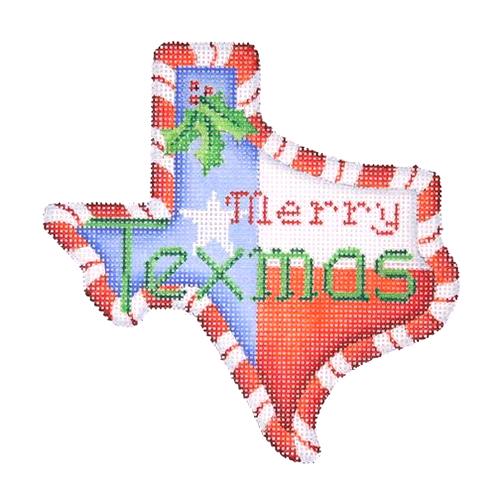 Merry Texmas Painted Canvas Burnett & Bradley - 1