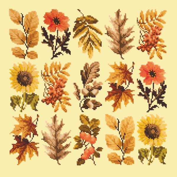 Millefleur Autumn Kits Elizabeth Bradley Design Butter Yellow - 3