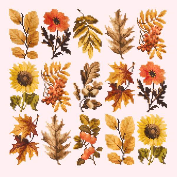 Millefleur Autumn Kits Elizabeth Bradley Design Cream - 13